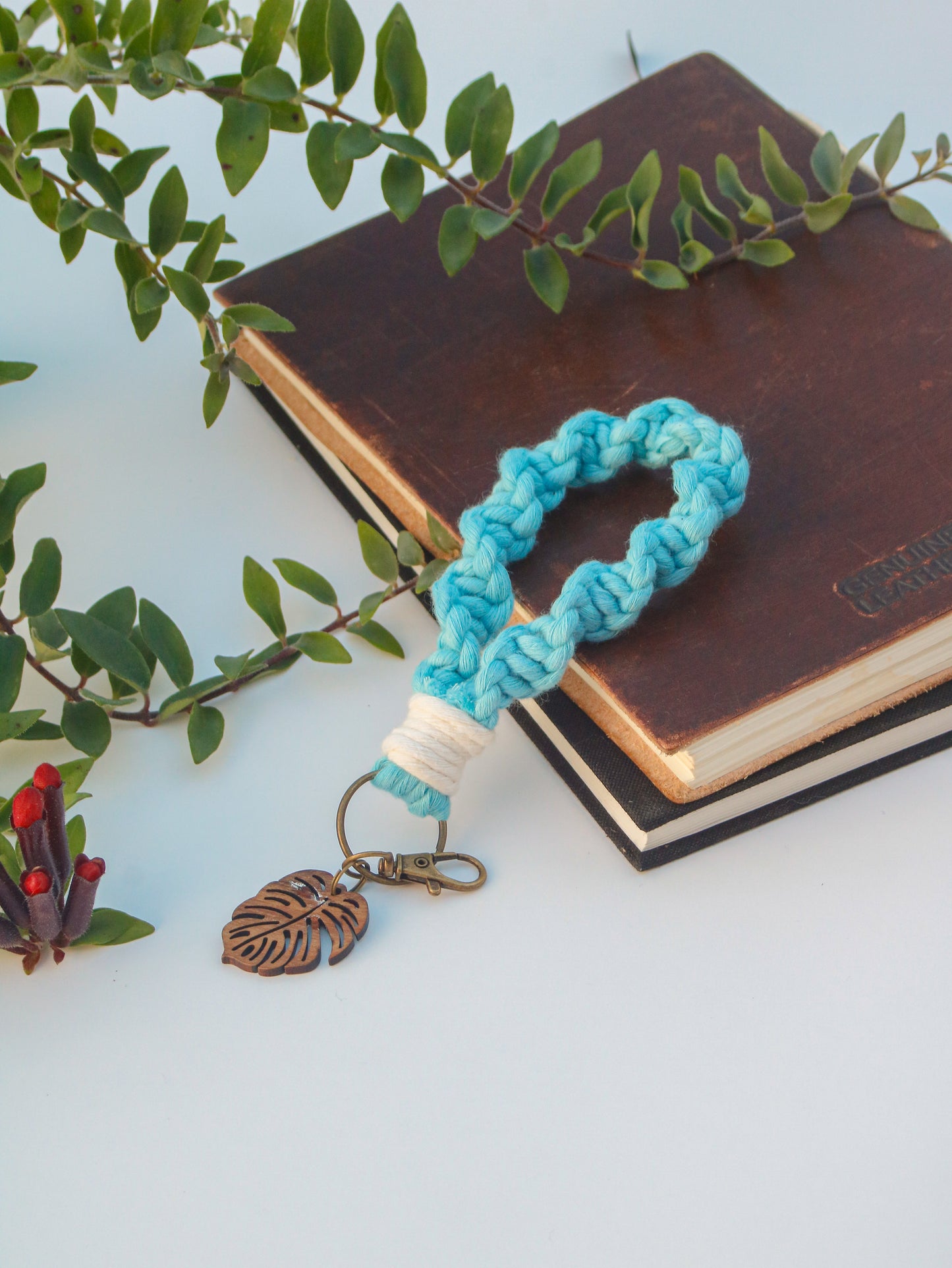 Spiral Knot Macrame Wristlet