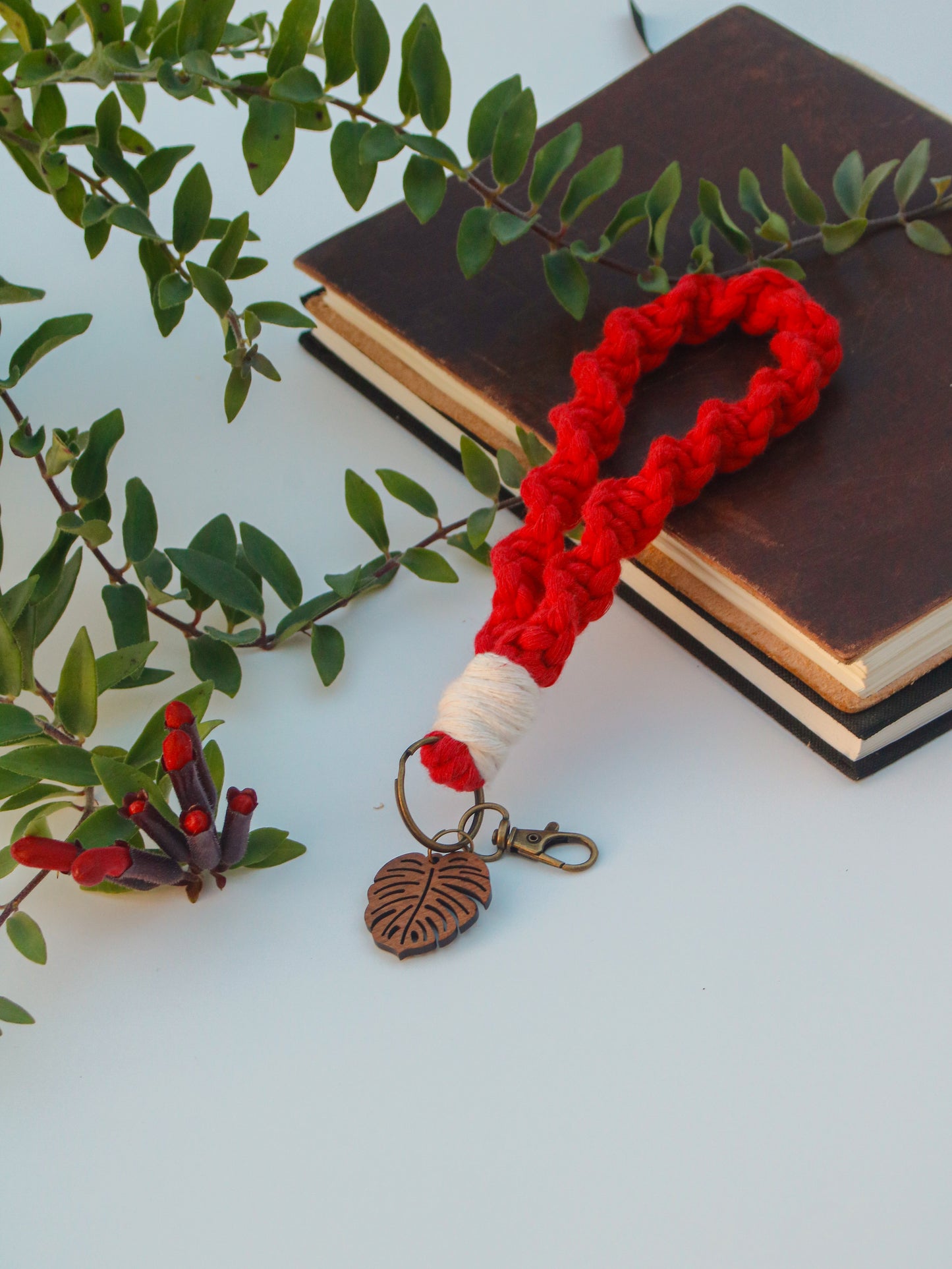 Spiral Knot Macrame Wristlet